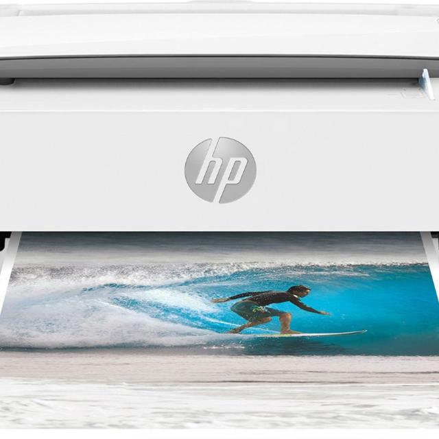 HP - DeskJet 3755 Wireless All-In-One Instant Ink Ready Inkjet Printer - Stone