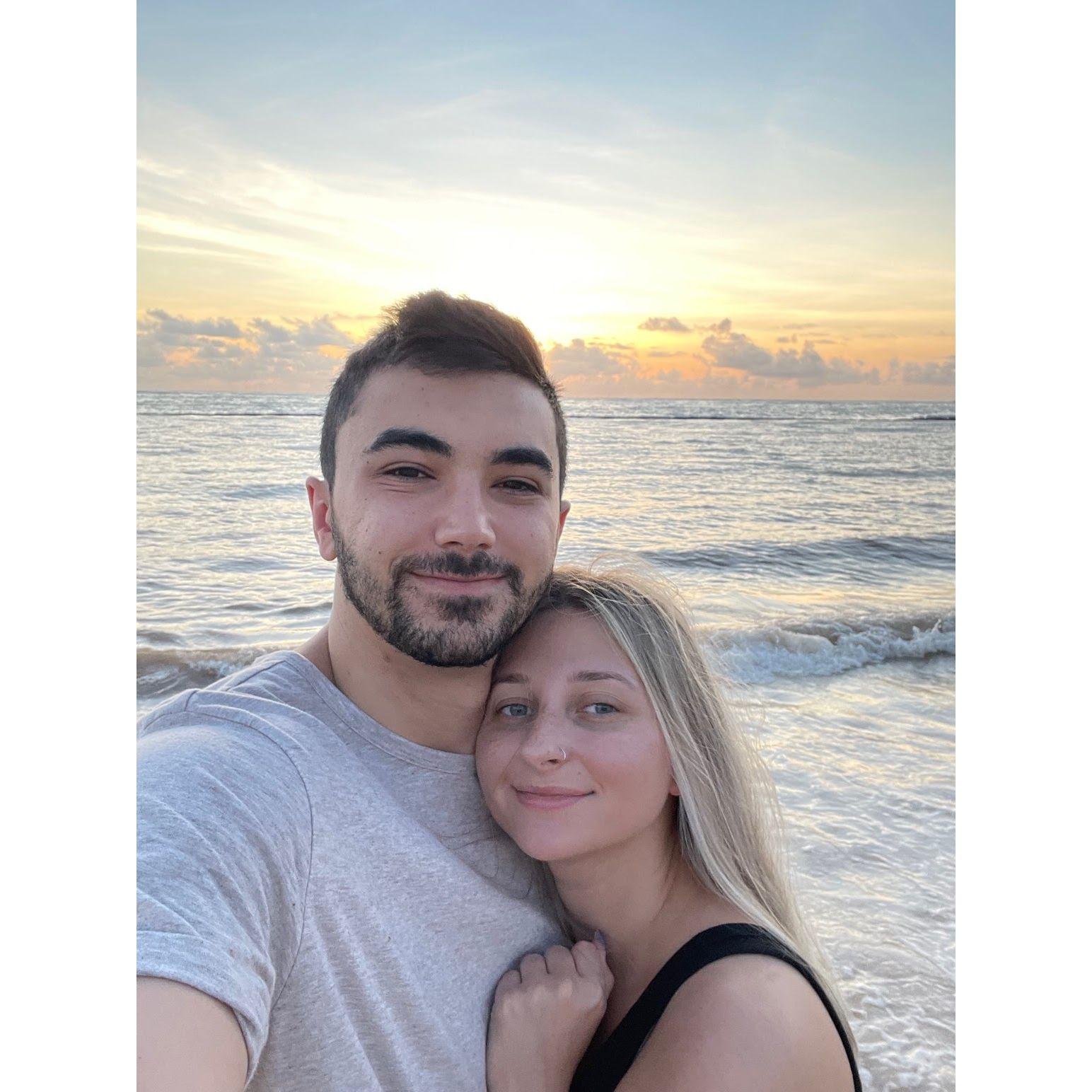 Watching the sunrise in Punta Cana (2021)