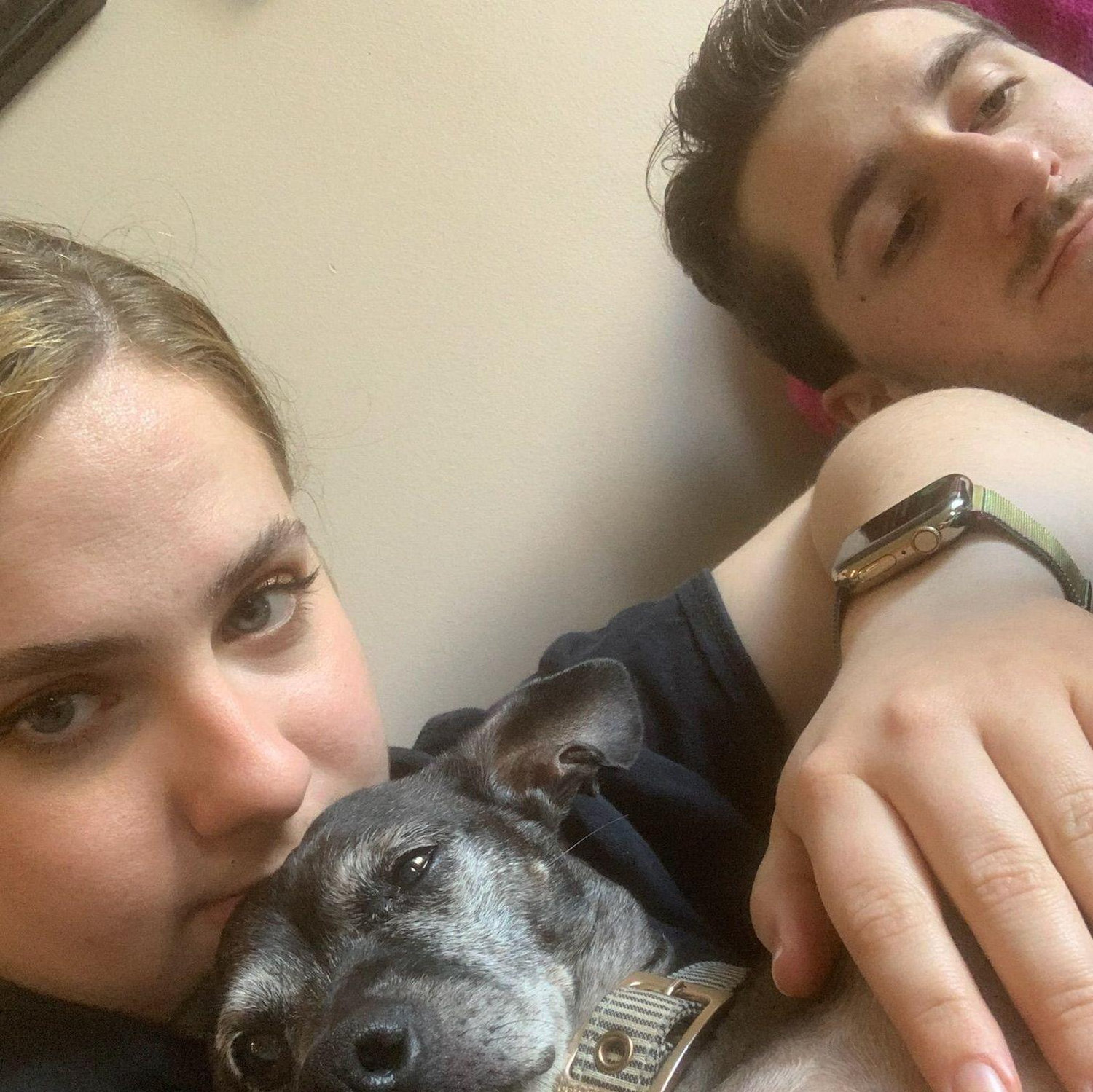 Sometimes when two people are in love, they can't help but share that love with someone else. Liz adopted Chloe in 2020 (and shortly thereafter she chose Matt as her favorite human on Earth).