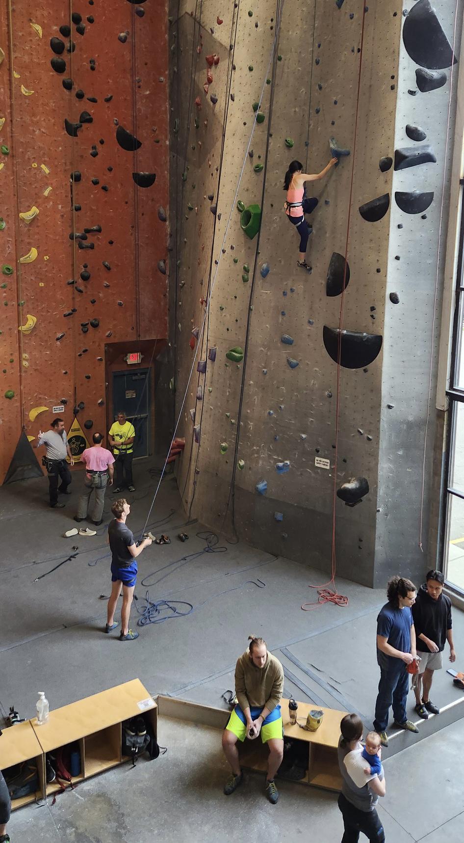 Rock climbing together!