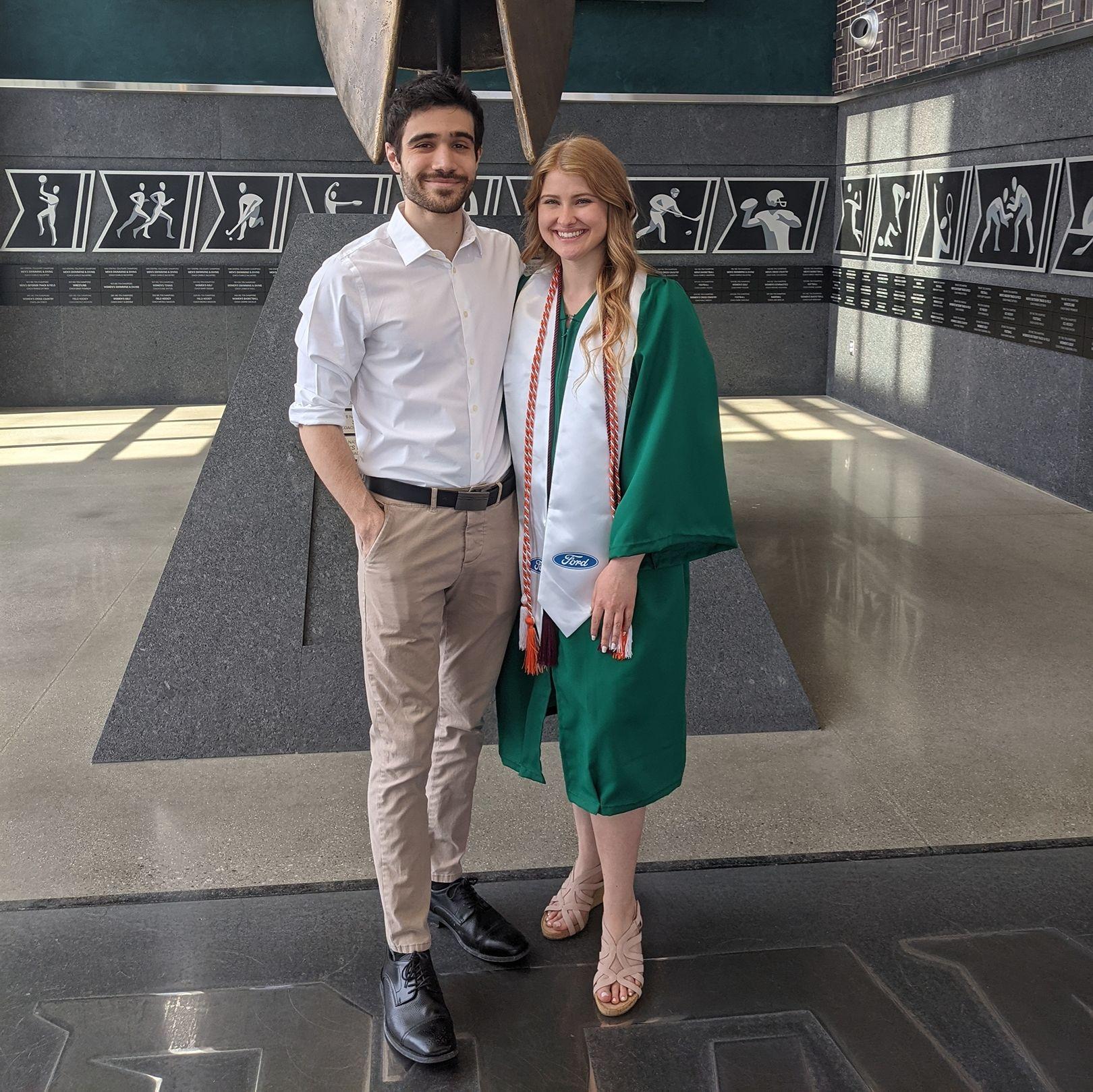 Mariah's MSU graduation, 2021