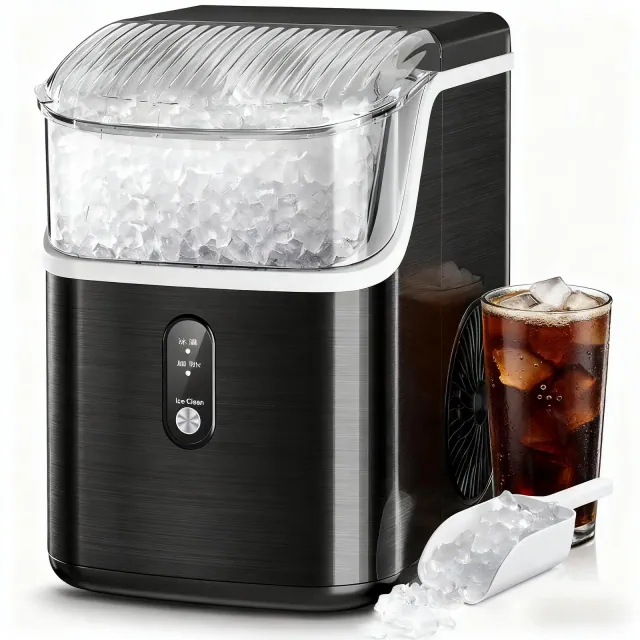 Kismile 33-lbs. Ice Per day Countertop or portable Nugget Ice Maker