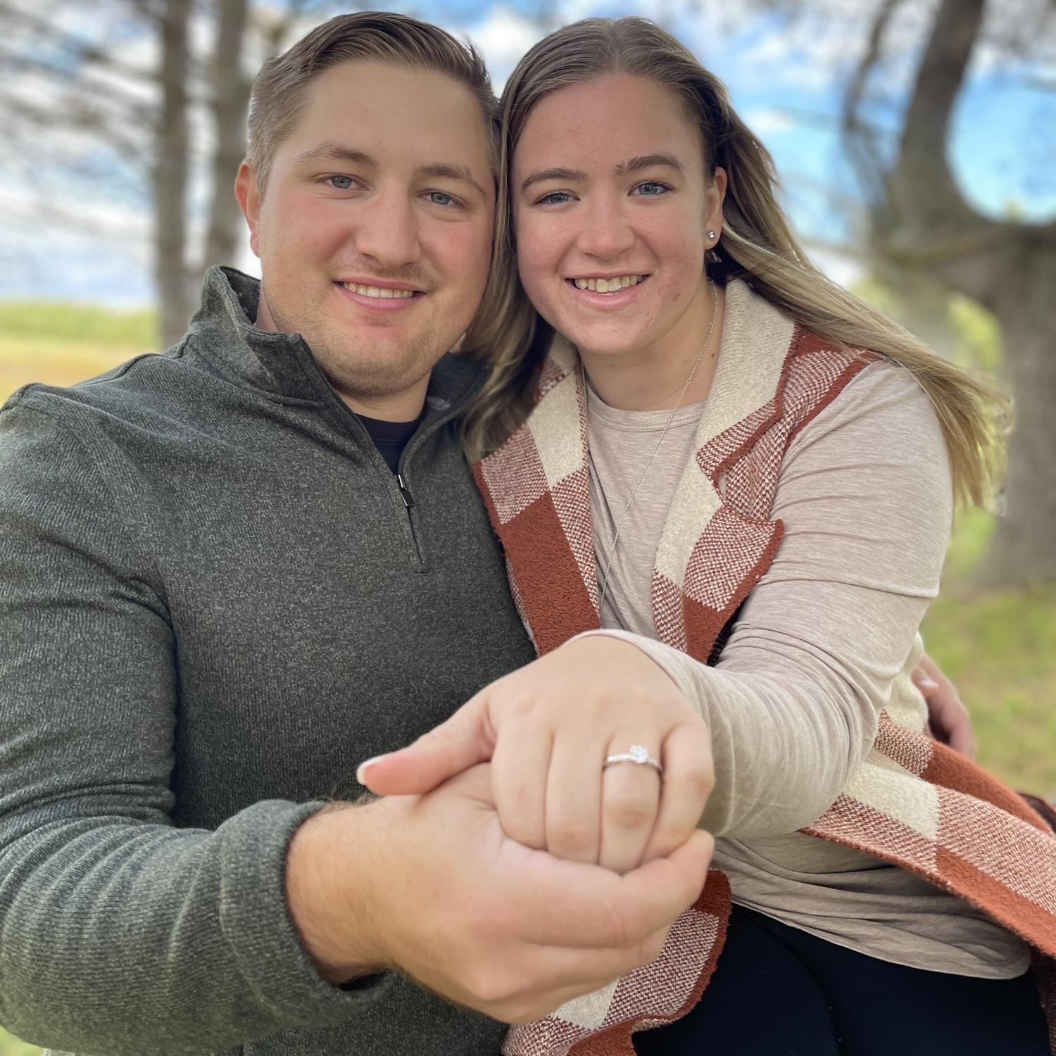 On October 8th 2023, Jeremy got down on one knee and proposed to Hannah. They got engaged the same place they met at Alyson’s Apple Orchard in Walpole, NH.