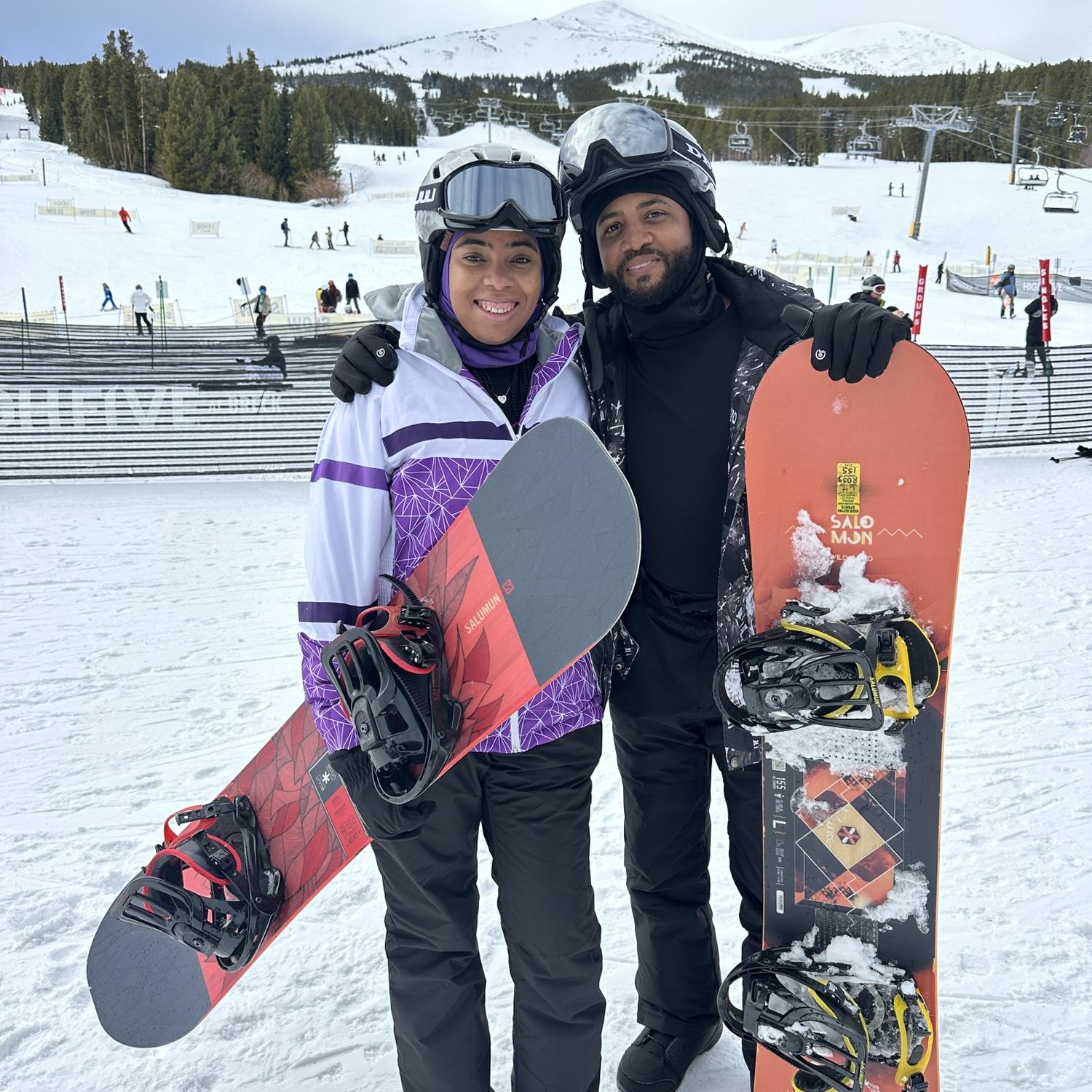 First time going snowboarding