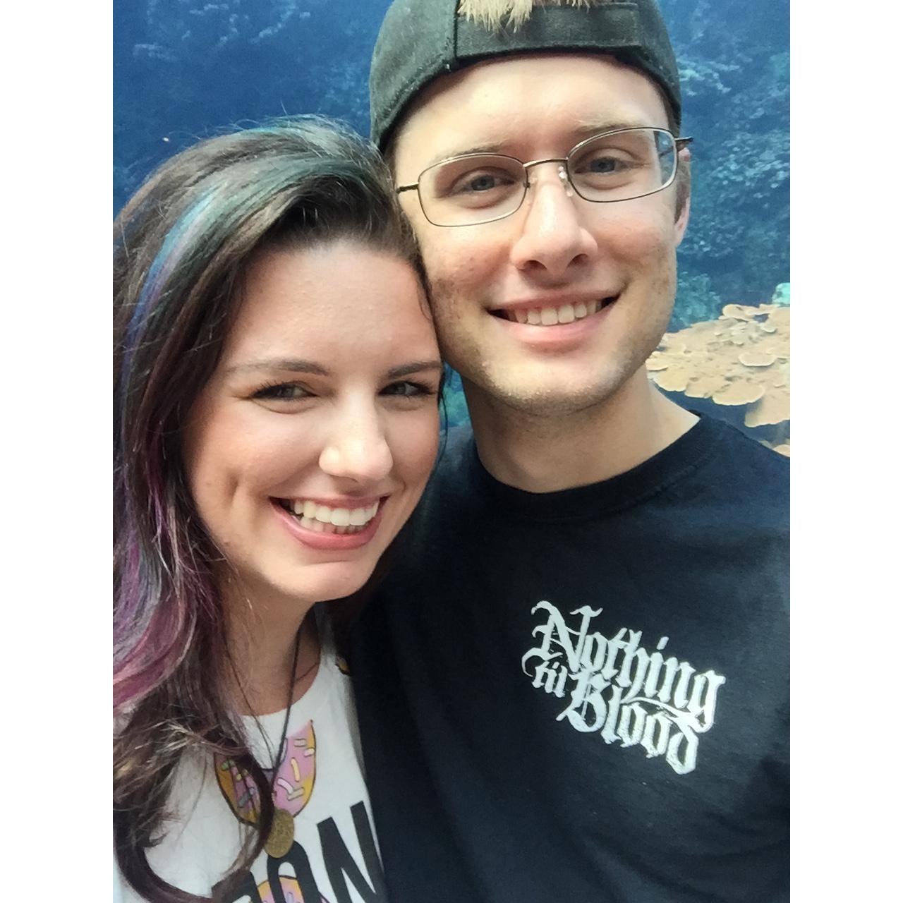 Kevin and I were 20 years old here! We had only been dating about 6 Months and this was my first trip to his home in Atlanta.