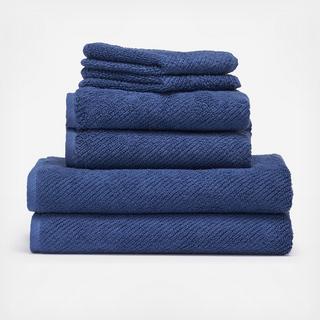 Air Weight Organic 6-Piece Cotton Towel Set