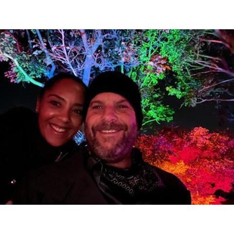 GLOW at South Coast Botanical Garden. One of the first times we both knew we had something special.