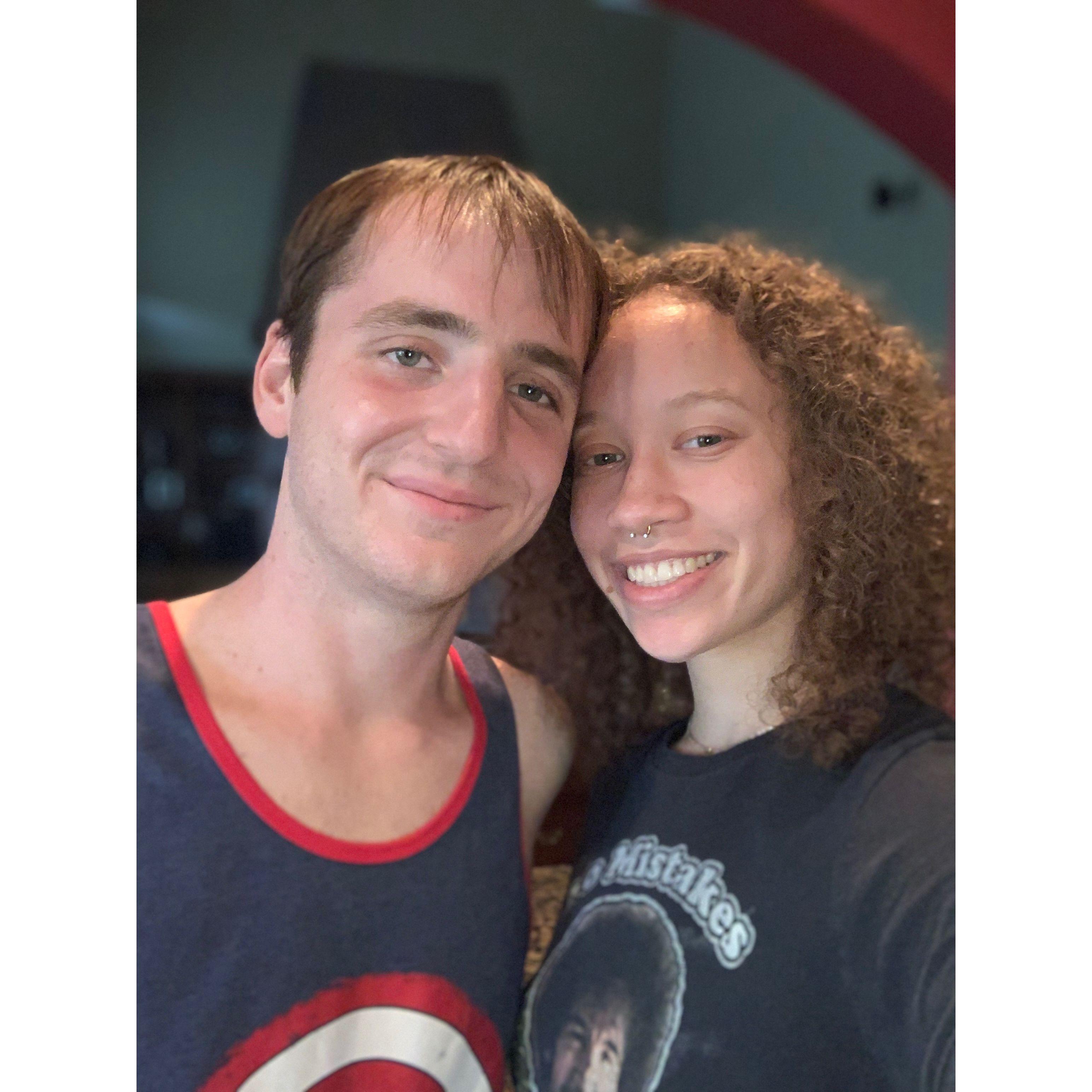 2019! This photo was taken on our 2 year anniversary.