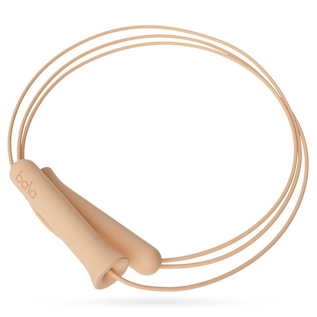 Bala Weighted Jump Rope for Women & Men - Adjustable & Replaceable Jumping Rope for Adults - Workout Jump Rope Ergonomically Designed for Cardio & HIIT - Skipping Rope with Silicone Handles