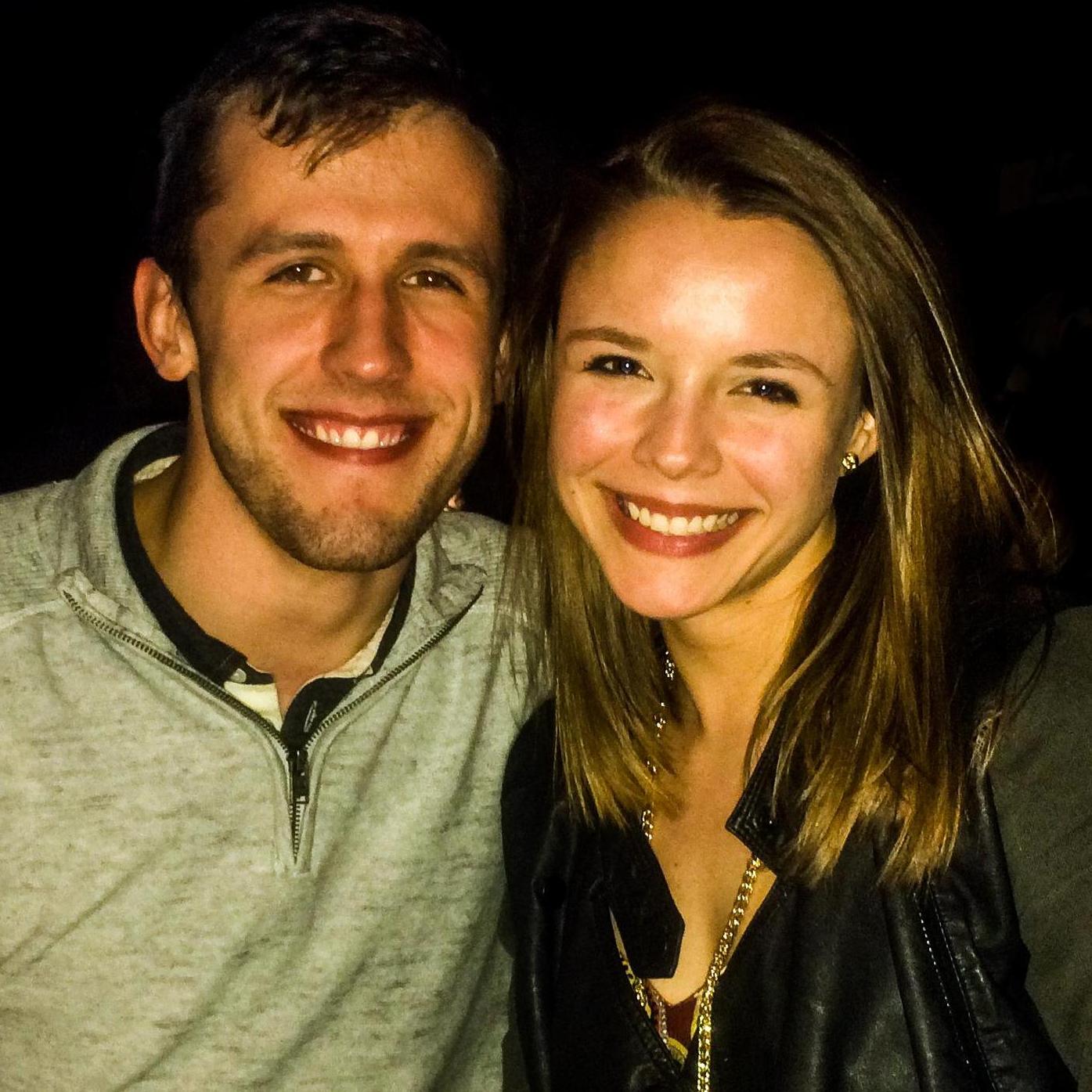 Our first photo together right before we started dating! February 2016