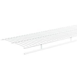 Shelf and Rod 6 ft. x 12 in. Ventilated Wire Shelf