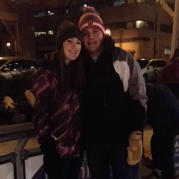 January 1, 2017 - Our first official date (Ice Skating)