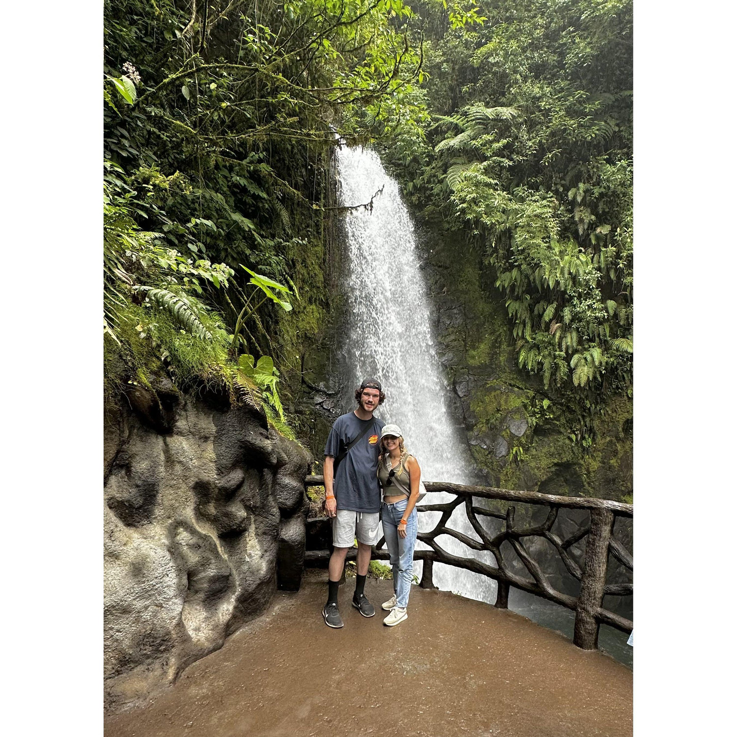 Simon and Erica's first international trip together to Costa Rica