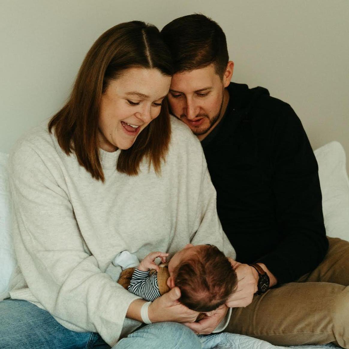 Our first family photos with Arlo were extra sweet after being discharged from Children's Hospital.