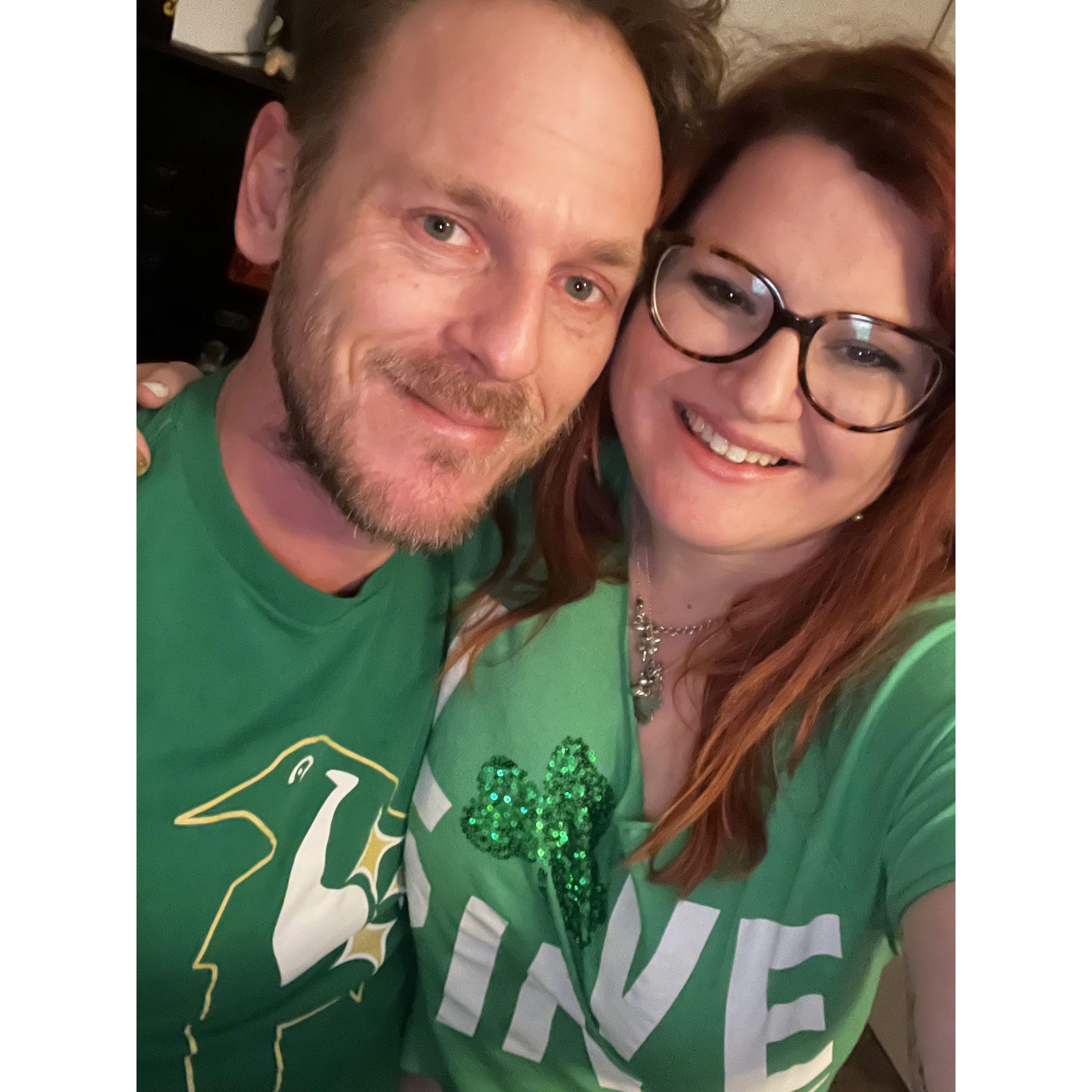 First St. Patrick's Day Together.
