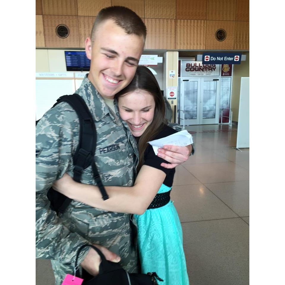 And the day he came home!