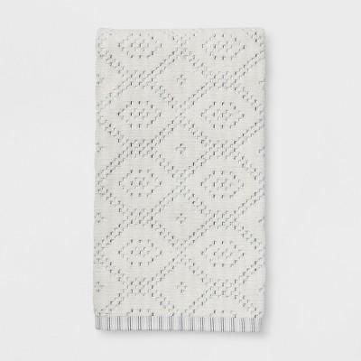 Striped Diamond Bath and Hand Towel - Threshold™