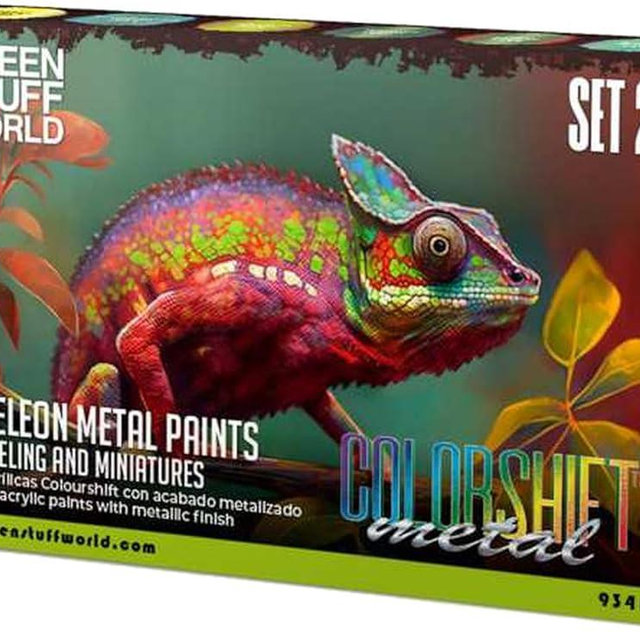 Green Stuff World for Models and Miniatures Chameleon Acrylic Paint Set 2 (9341)