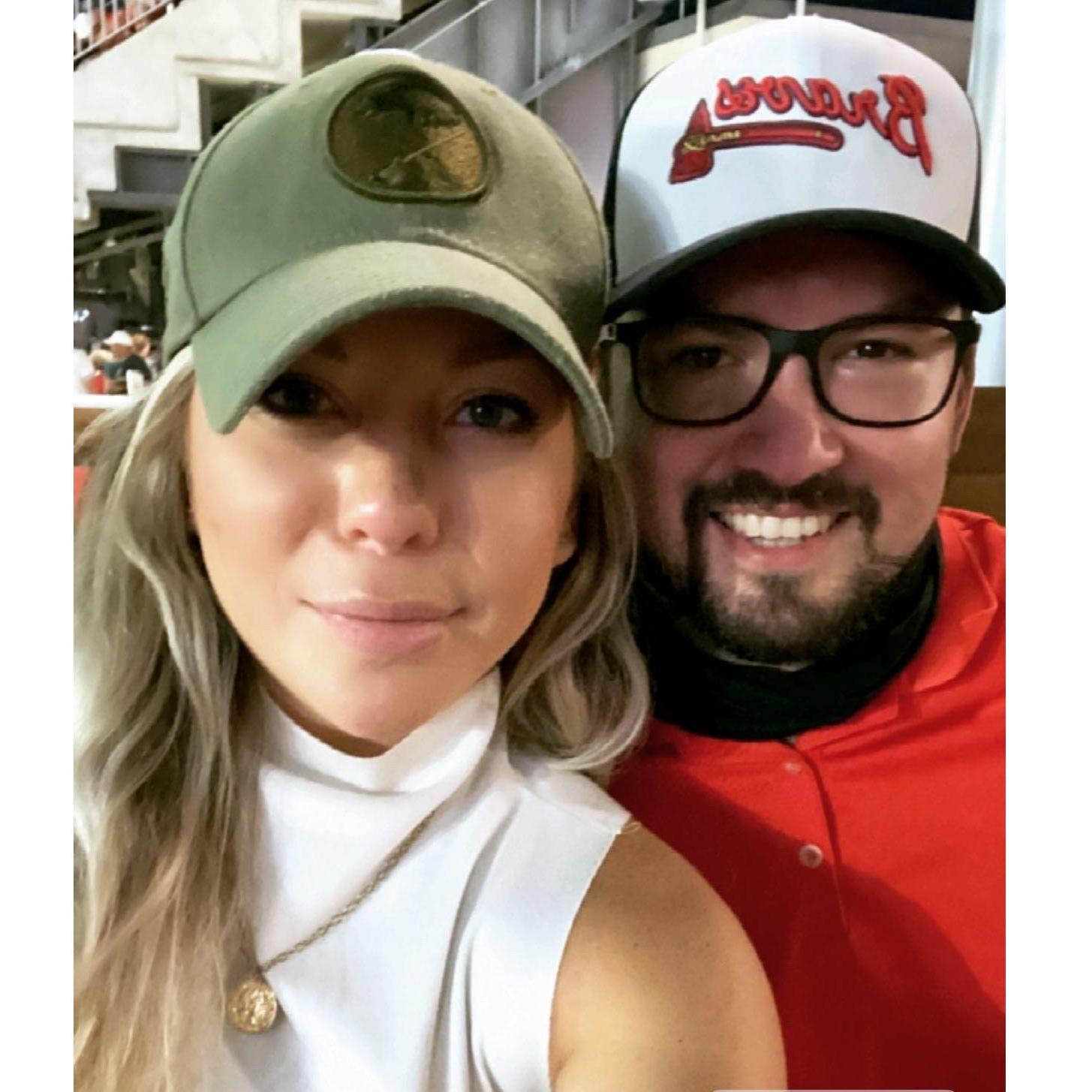 Our 2nd Braves game together!
