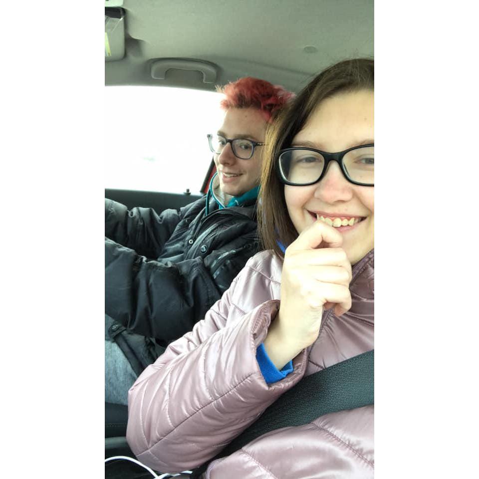 Another photo from our first visit together!