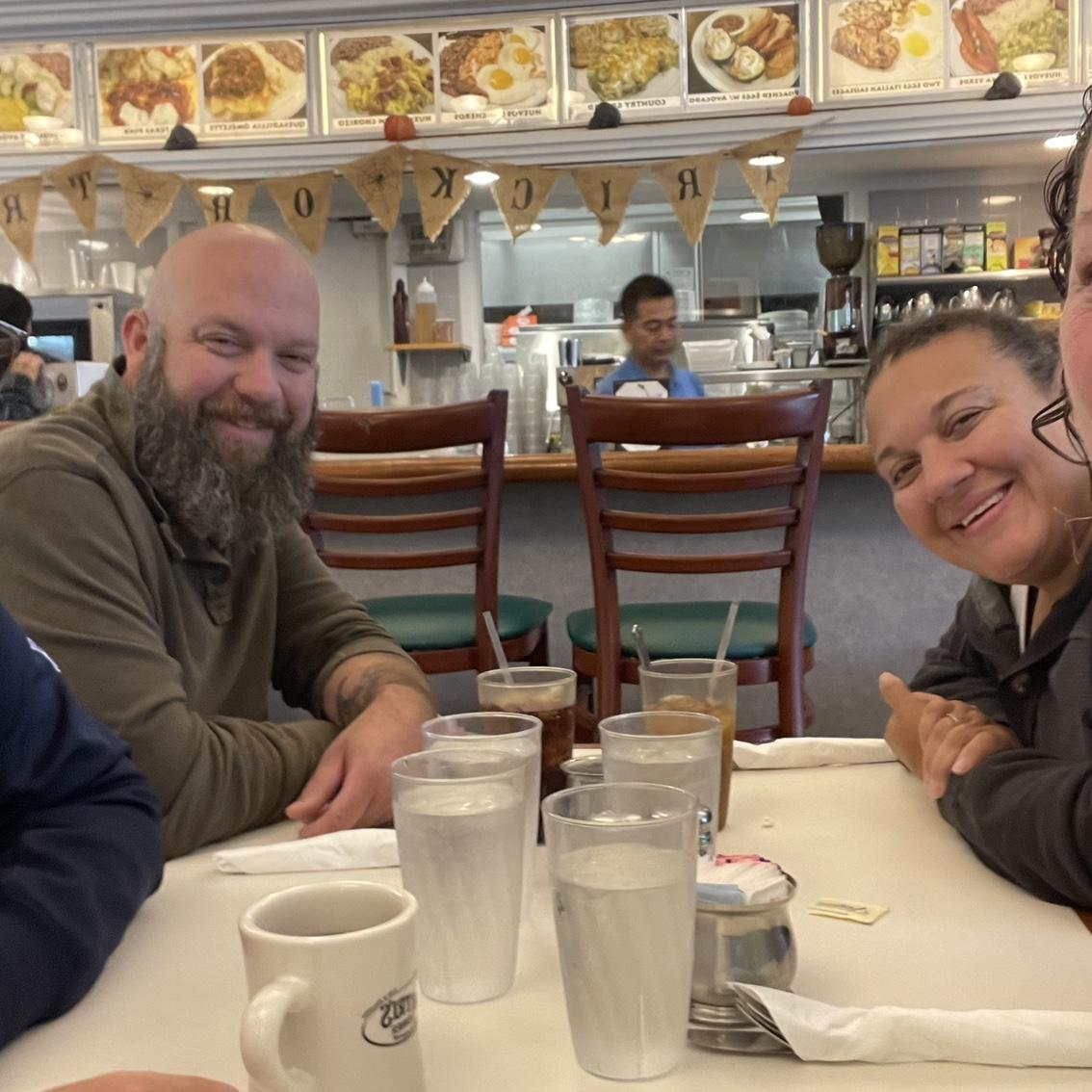 Breakfast out before we head home