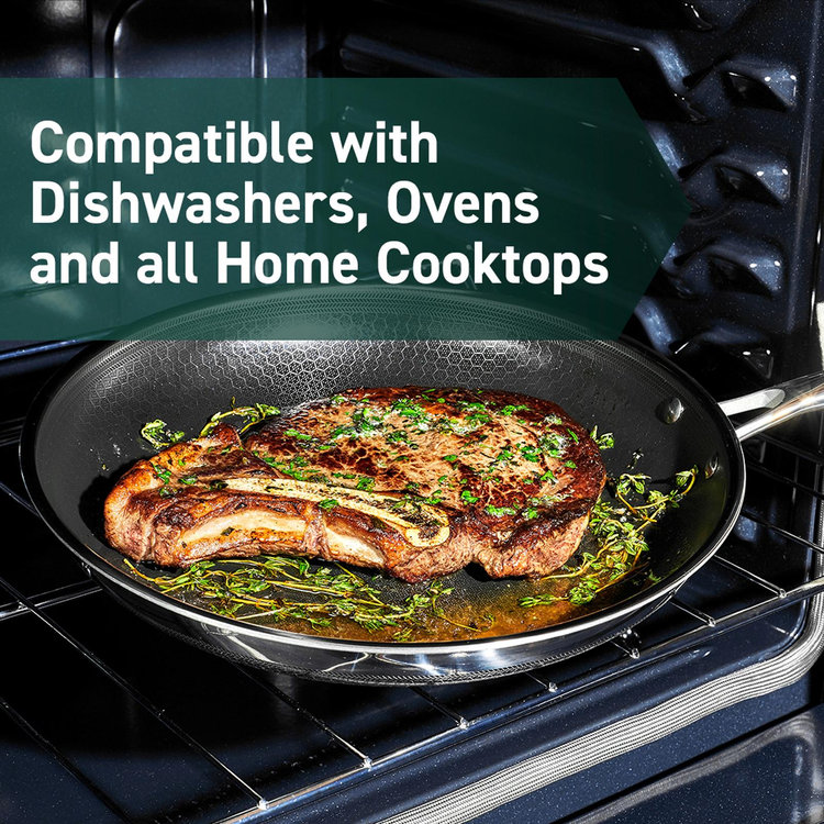 HexClad Hybrid Cookware, 6-Piece Fry Pan Set | Zola
