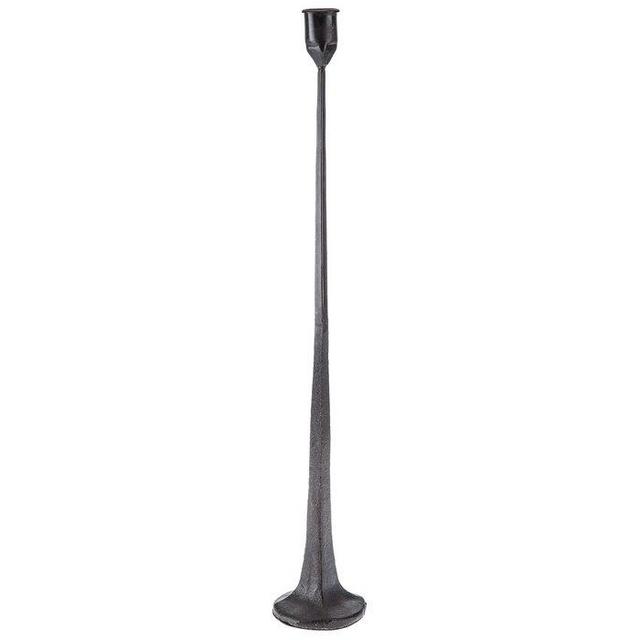 Black Hand Forged Metal Candle Holder - LARGE