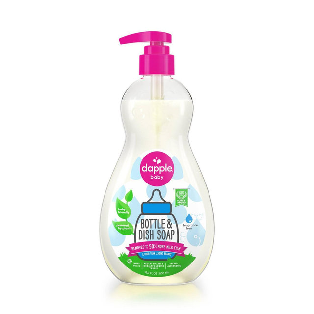 Dapple Bottle & Dish Soap - Fragrance Free - 16.9 fl oz