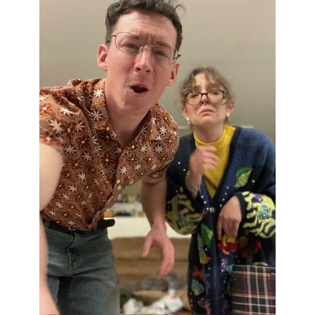 Getting to see what we look like as we grow old together. AKA our second Halloween together