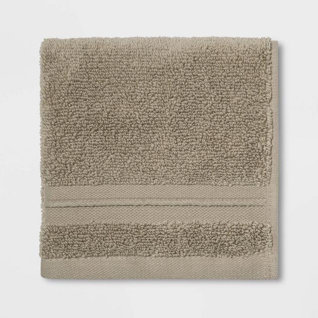 Spa Washcloth Taupe - Threshold Signature™