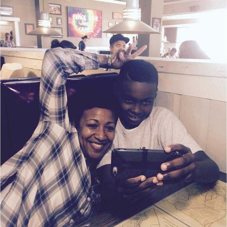 Playin around while waiting for our dungeness crab!