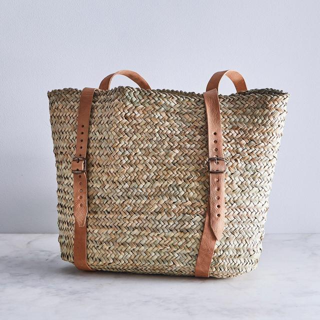 Woven Market Backpack