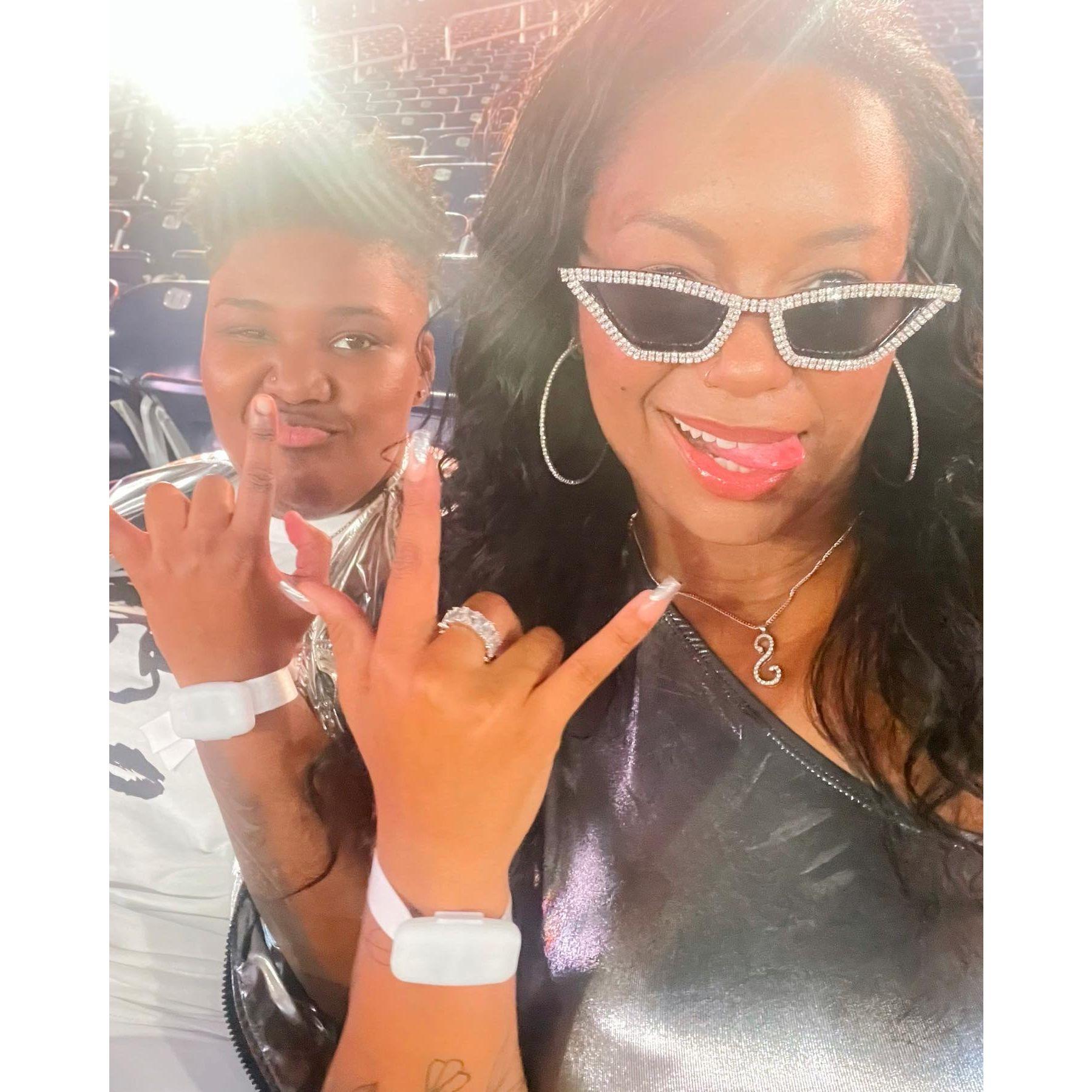 We both share a true love for Beyoncé Knowles Carter. We saw her together for the first time at her Act One Renaissance world tour.