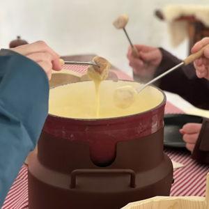 Engelberg: Igloo Fondue