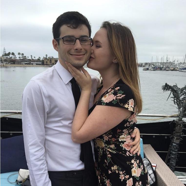 UCLA Sammy Formal, Dan won 'Best Recruiter" and Kira was awarded the title "Honorary Sammy"