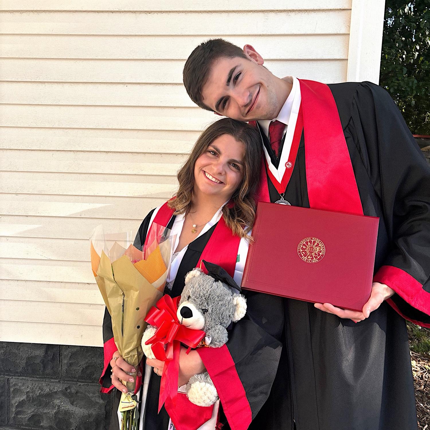Camden and Emily graduate from UNL - 2025