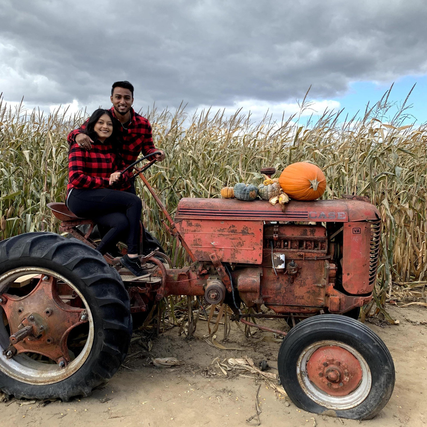 How did Farmer Trevor find his lost Hen?
He tractor down!