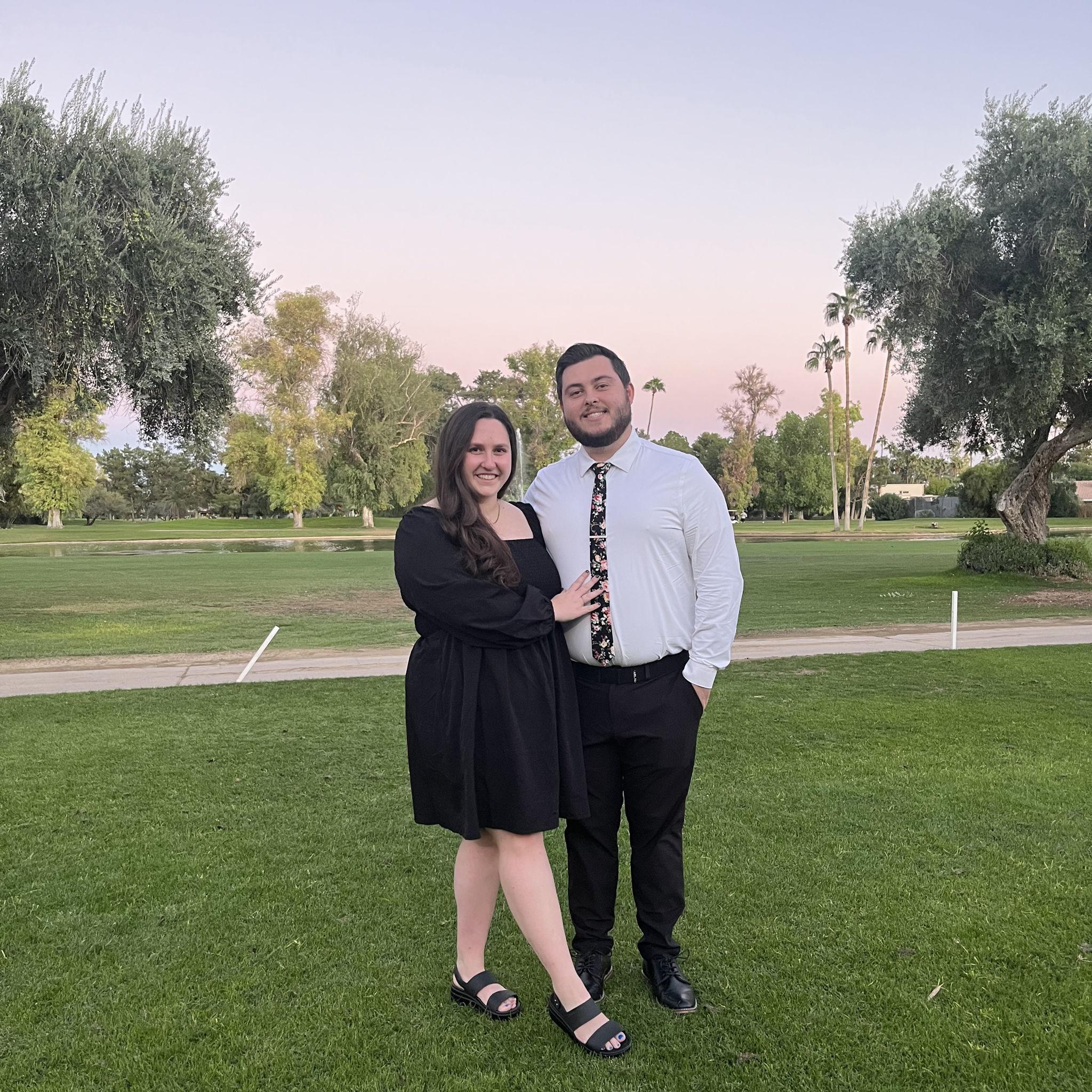 The first wedding we attended as a couple. Congratulations again to Brittany and Wes! — Scottsdale