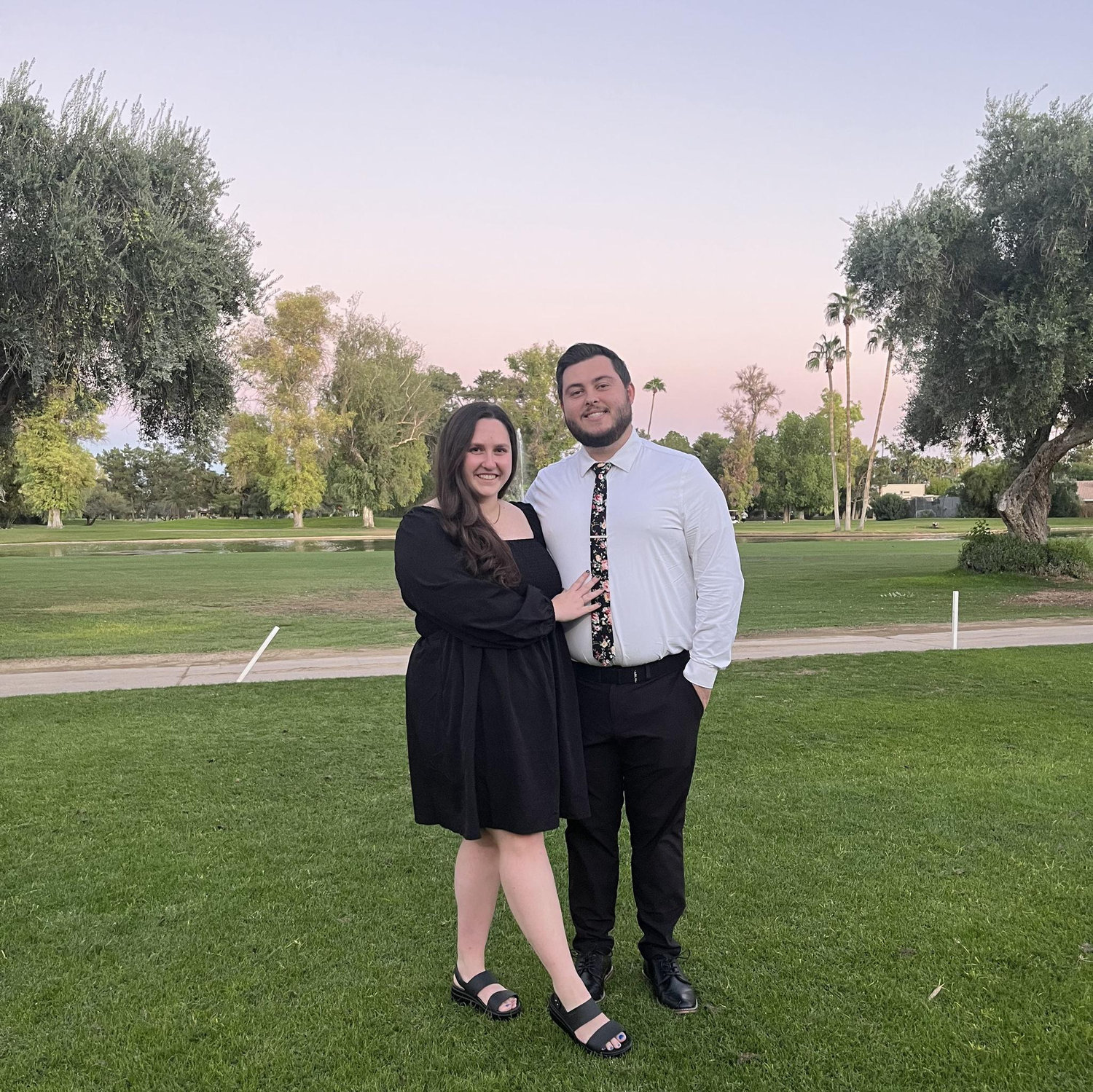 The first wedding we attended as a couple. Congratulations again to Brittany and Wes! — Scottsdale
