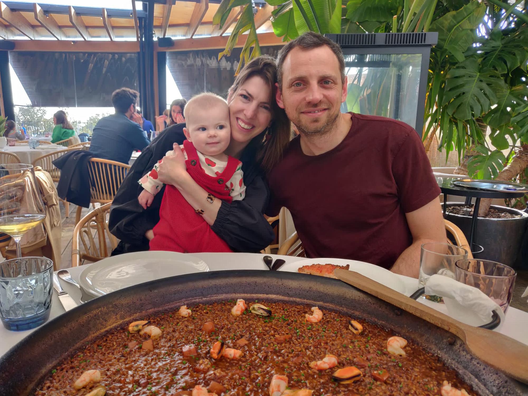 Celebrating a new year in Barcelona. January 2022.