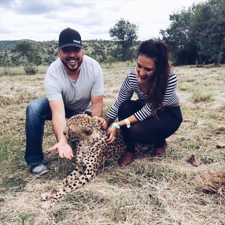 What can be said other than ALL OF CREATION is drawn to this man as he practices His autority and keeps his love on. This photo was taken on a family outing to Lion Park in South Africa.