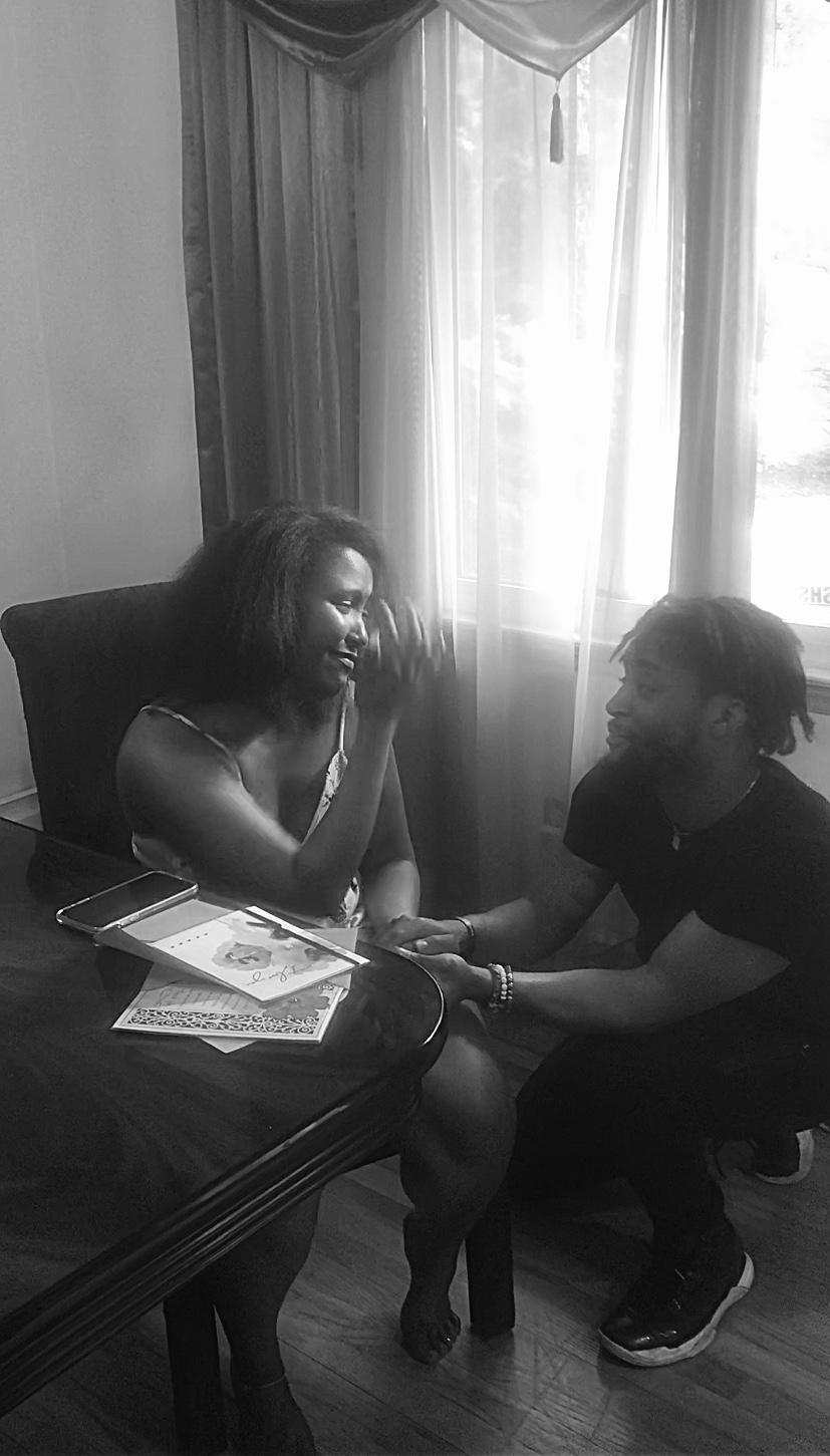 The day we got engaged (mid-pandemic) -
June 04, 2020.
