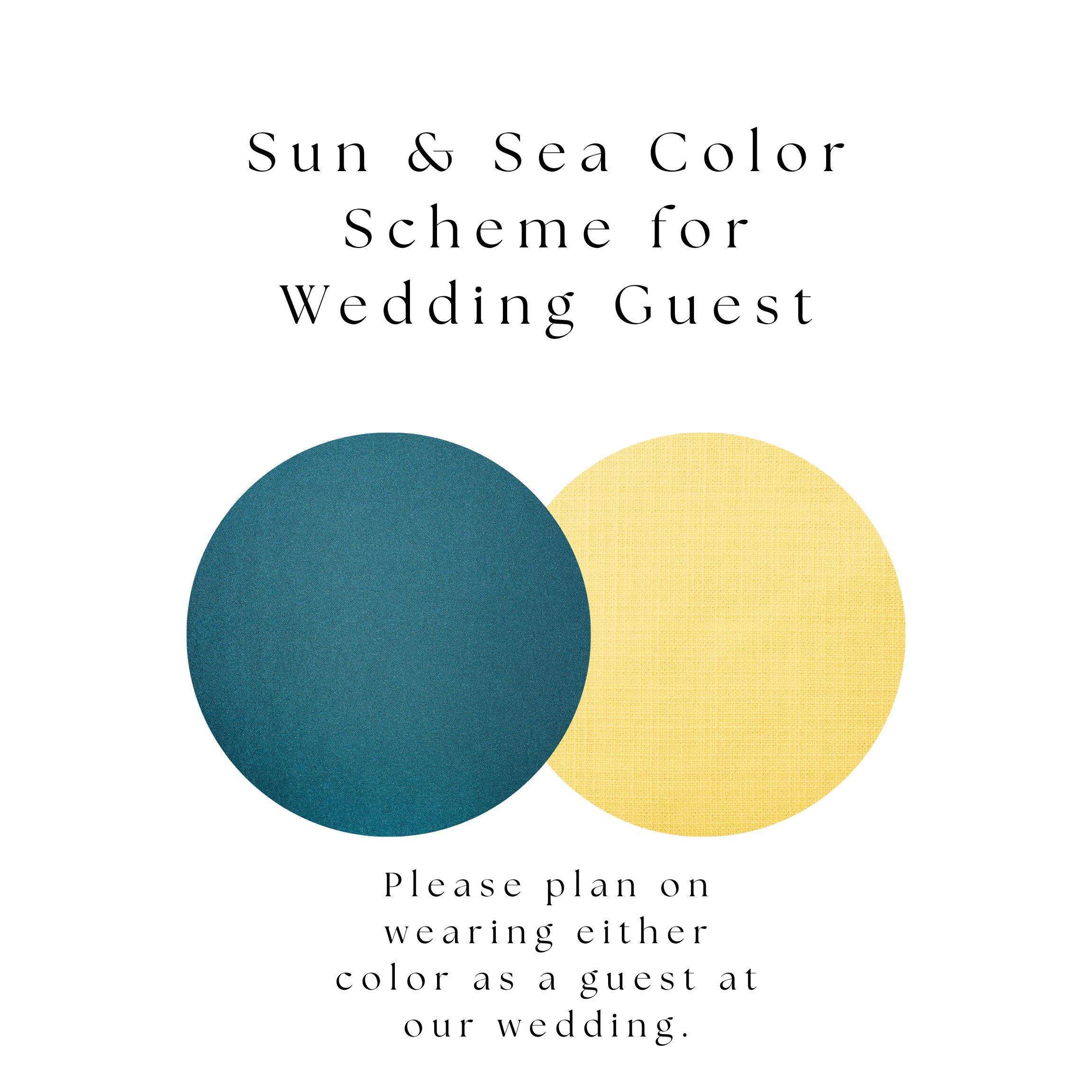 Wedding Guest Color Scheme