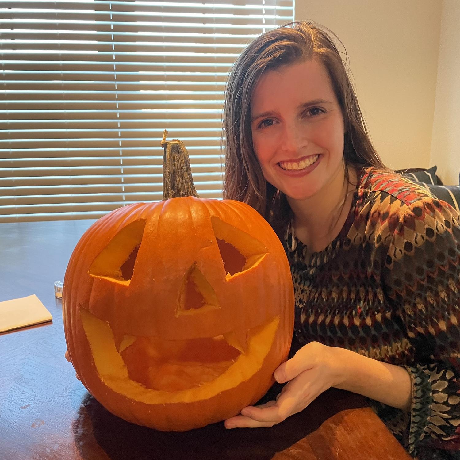 First Pumpkin Carving Together
