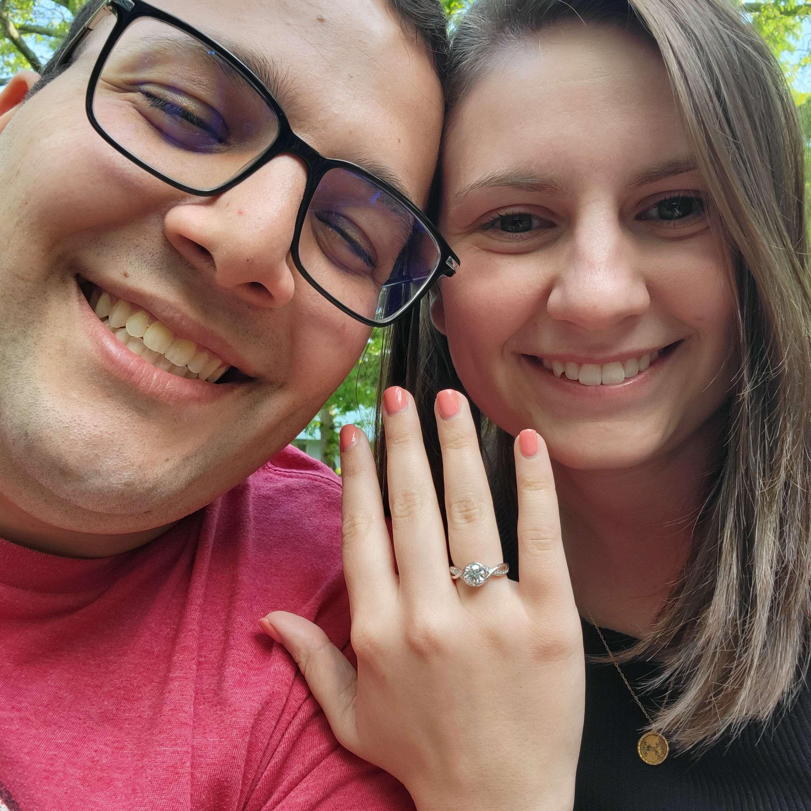 The day she said YES!
