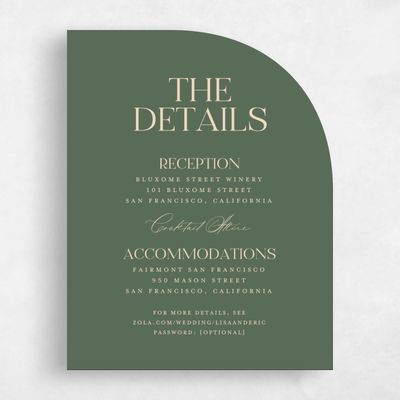 Green Modern Wedding Enclosure - Menton