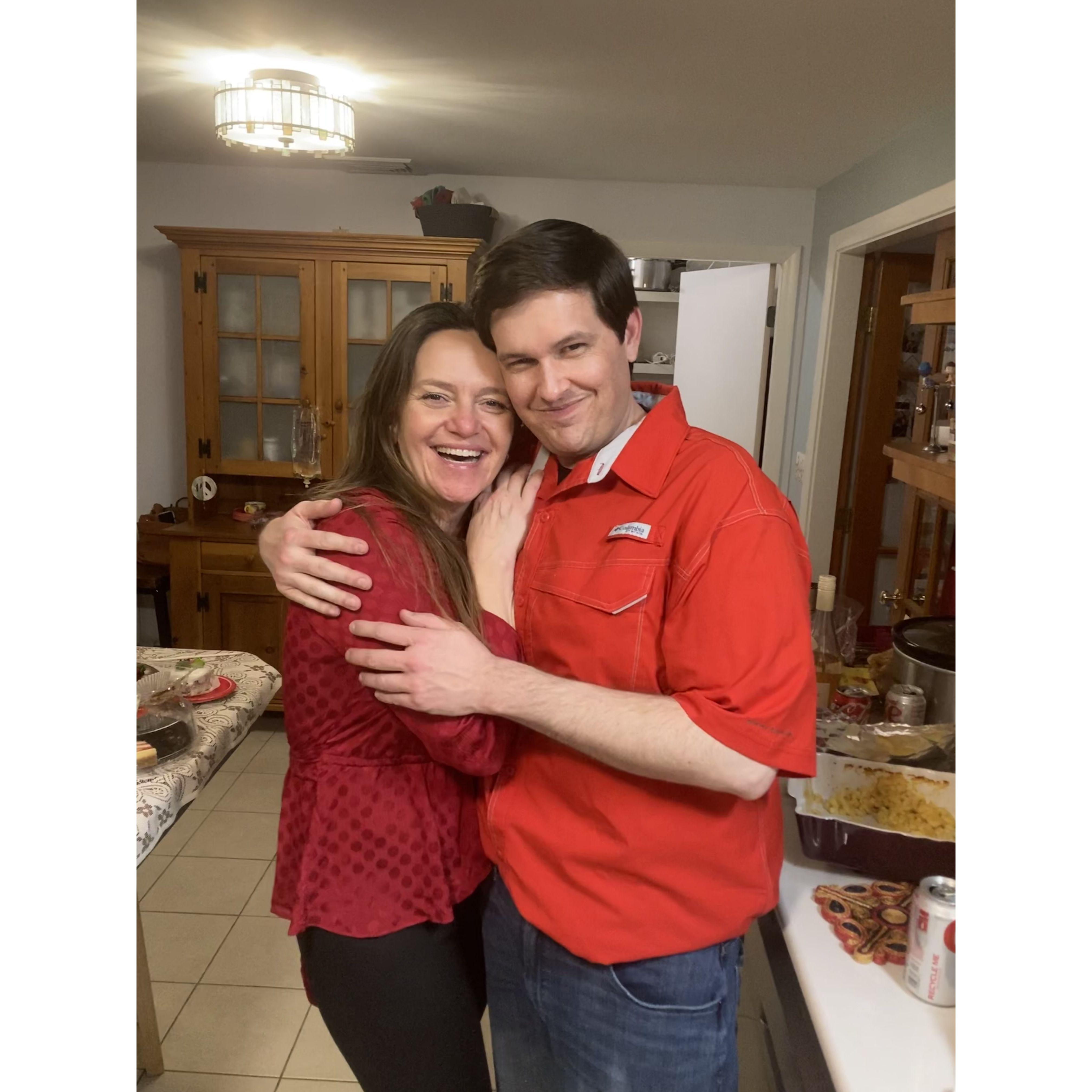First Valentine's Day together.