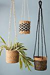 Woven Hanging Planters, Set of 3