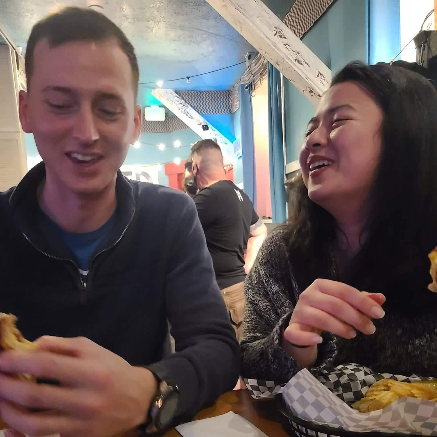 Look at you saying something funny.