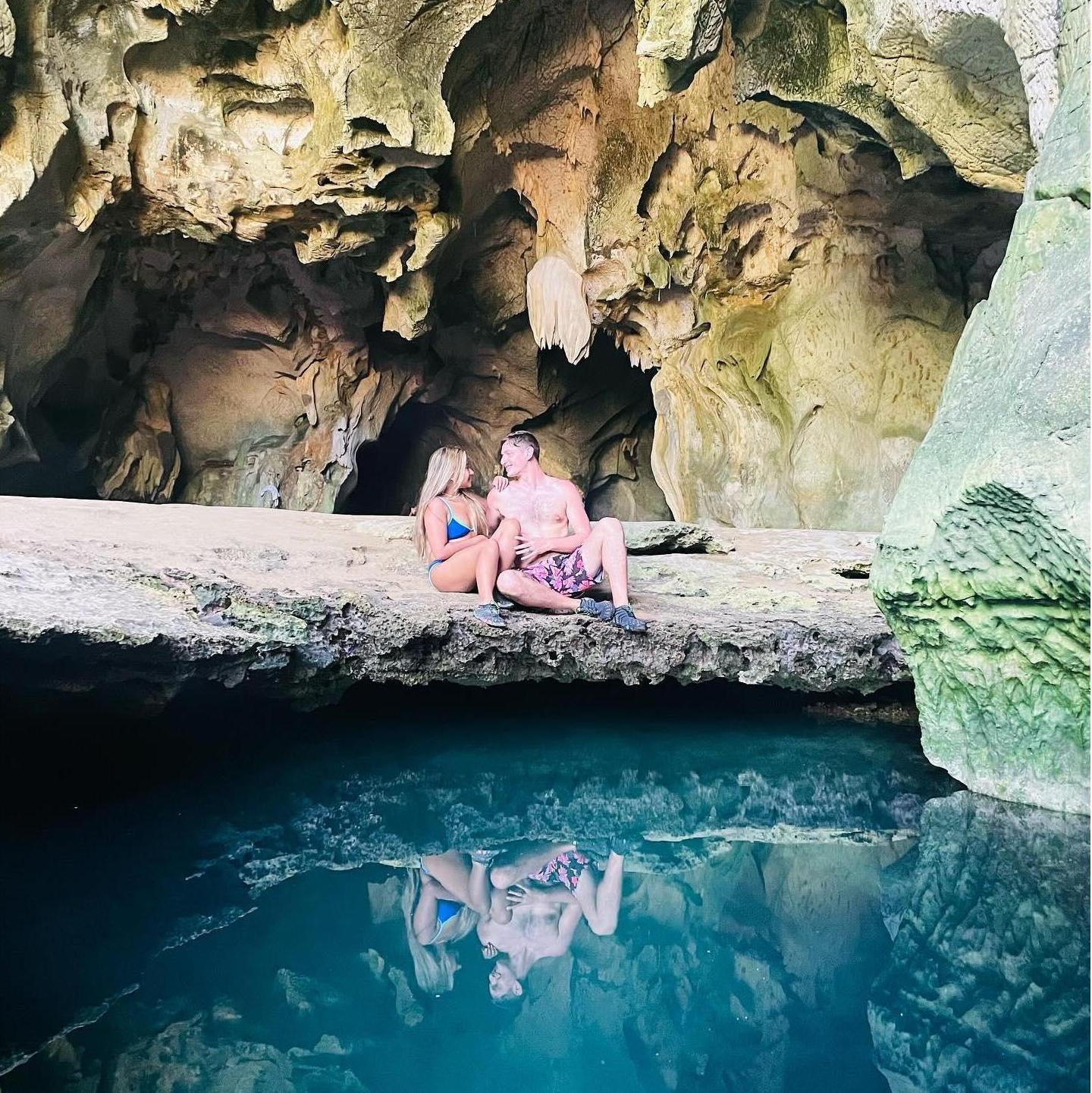 Explored the caves on the Black Island in Coron, Palawan